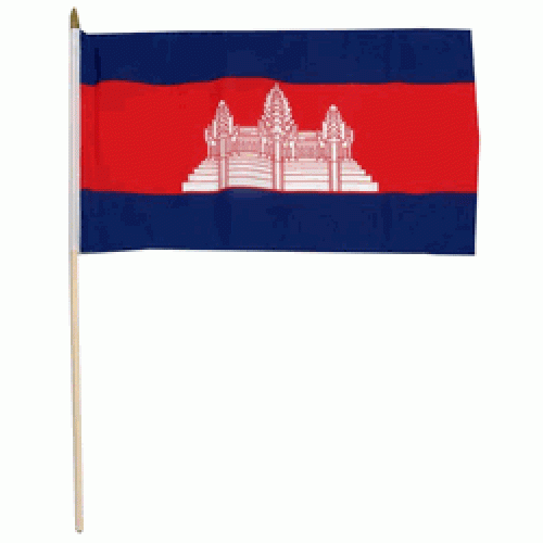 Cambodia Miniature small table desk flag 15cm x 10cm