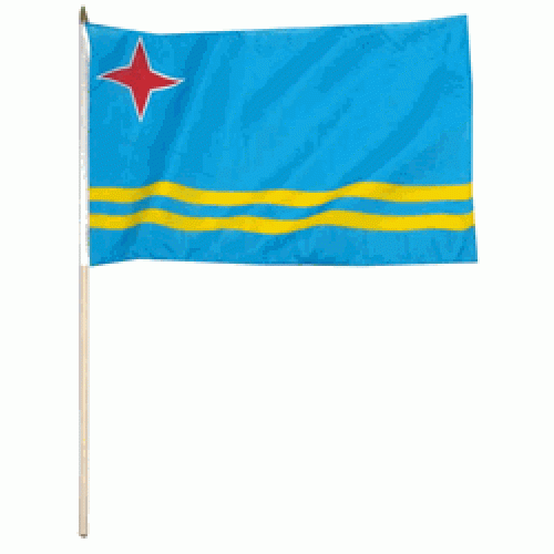 Aruba Miniature small table desk flag