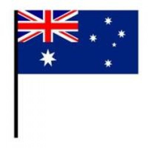 Australia Hand Held Waver Flag on stick 30x45cm