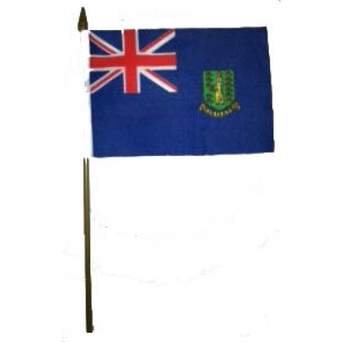 British Virgin Island Miniature small table desk flag 15cm x 10cm