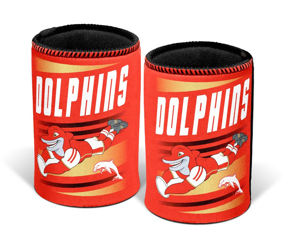 DOLPHINS RETRO CAN COOLER