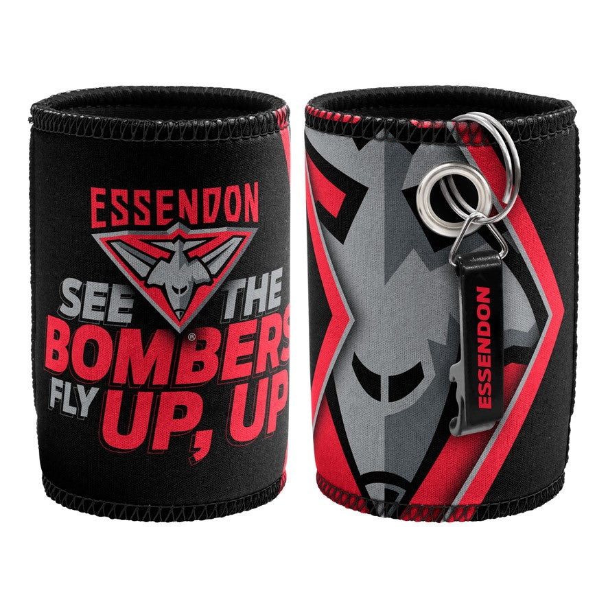 ESSENDON CAN COOLER OPENER
