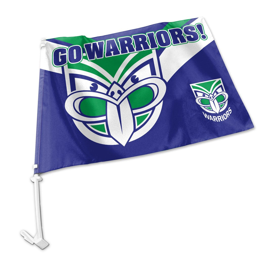 WARRIORS CAR FLAG