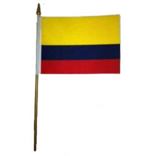 Colombia Miniature small table desk flag 15cm x 10cm
