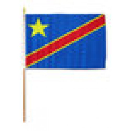 Congo Democratic Rep Miniature small table desk flag 15cm x 10cm
