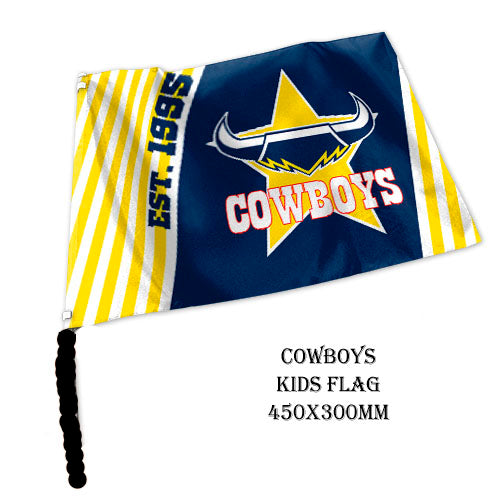 North Queensland Cowboys NRL Small kids flag