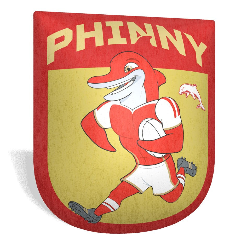 DOLPHINS MASCOT SHAPED CUSHION