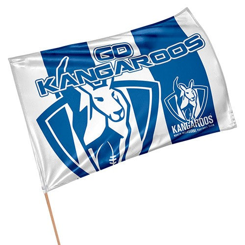 North Melbourne Kangaroos Game Day Flag (No Stick)