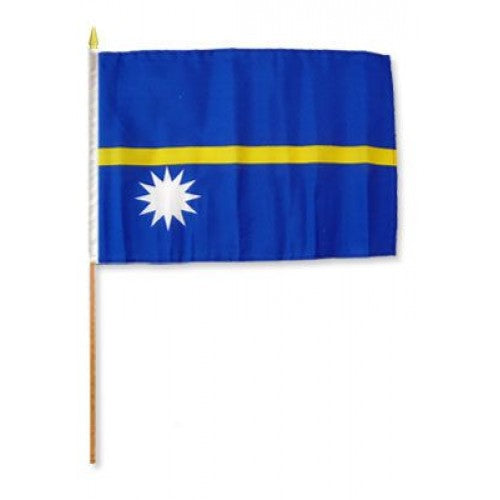Nauru Miniature small table desk flag 15cm x 10cm