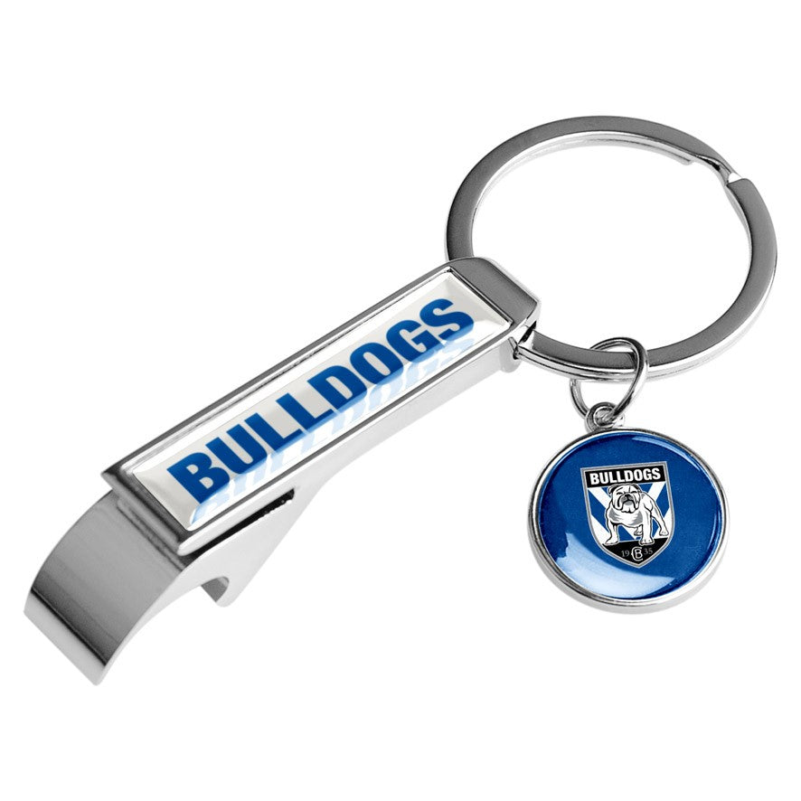 Bulldogs Bottle Opener Keyring