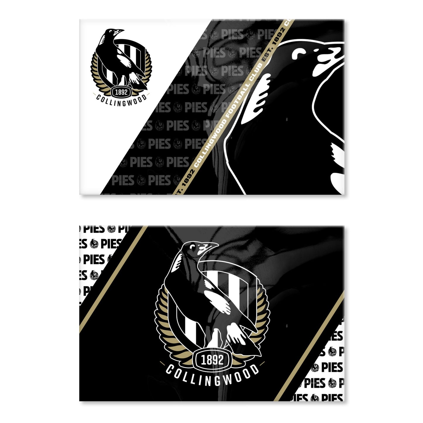 COLLINGWOOD SET OF 2 MAGNETS