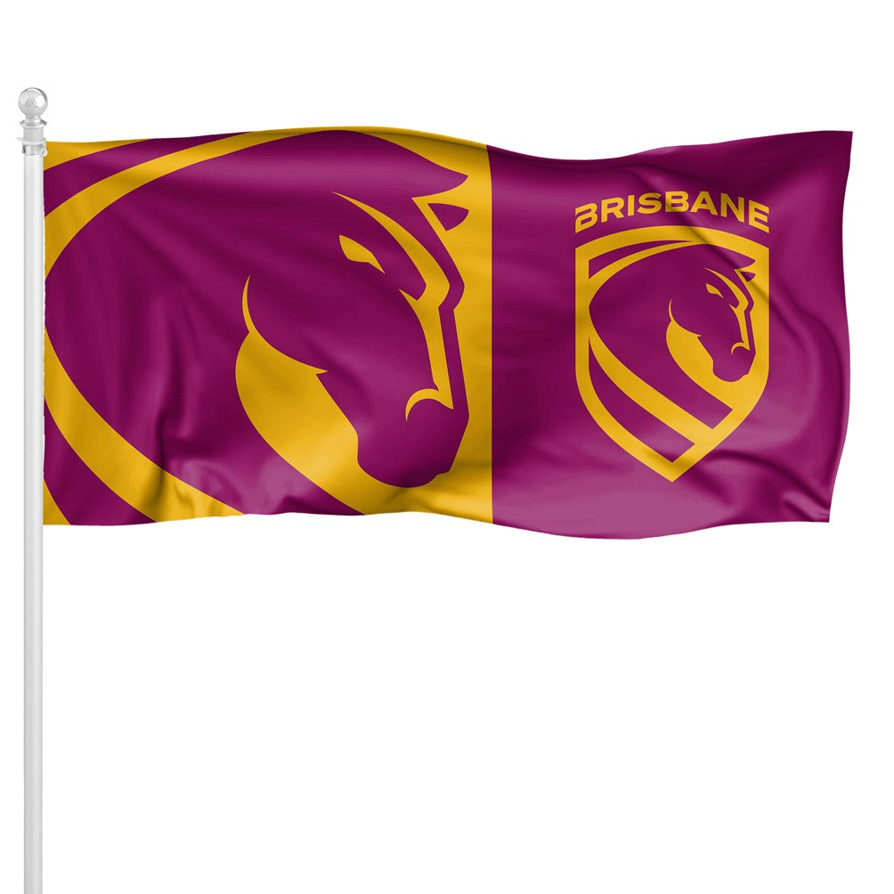 BRONCOS OUTDOOR FLAG POLE (1800mm x 900mm)