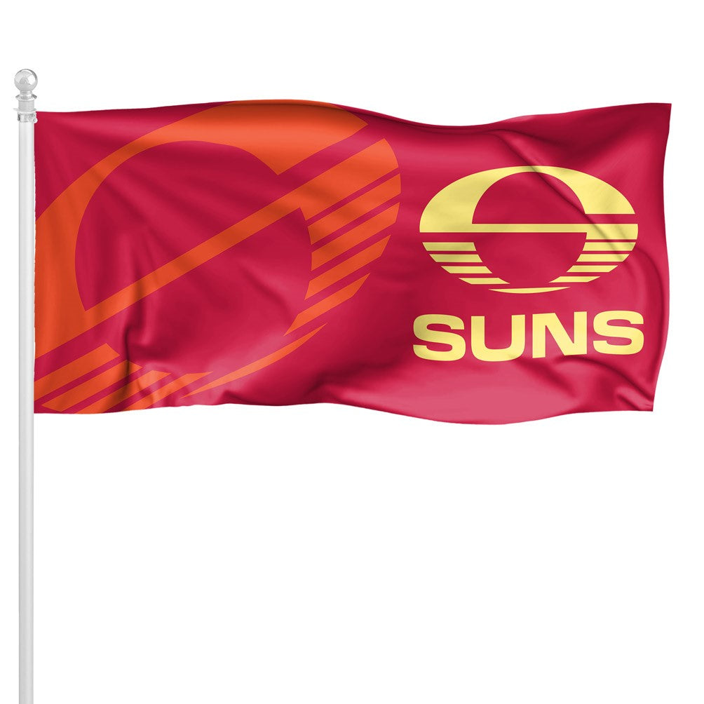 Gold Coast Suns outdoor flag 1800x900mm