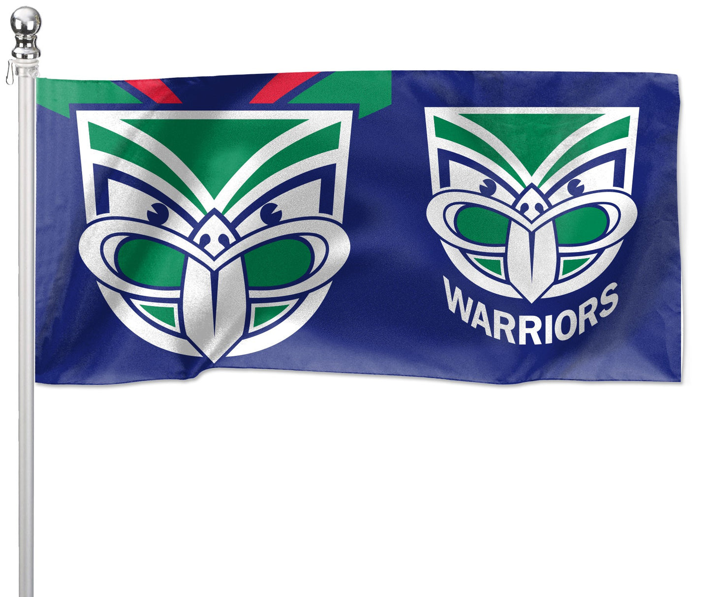 New Zealand Warriors Outdoor Flag 1800 x 900mm