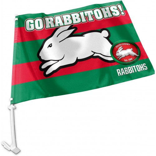 South Sydney Rabbitohs Car Flag 38x27cm