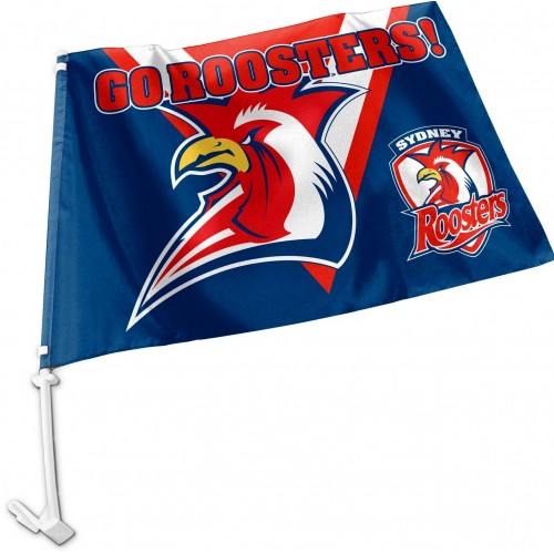 Sydney Roosters Car Flag 38x27cm