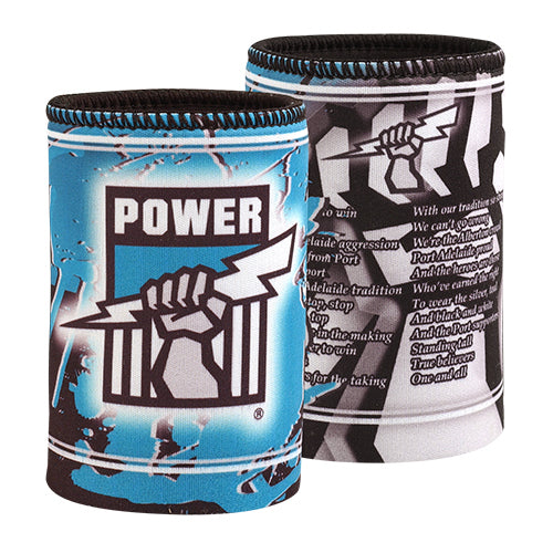 Port Adelaide Power AFL Team Song Can Cooler