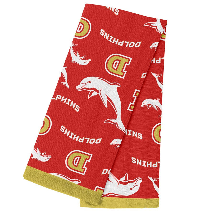 DOLPHINS TEA TOWEL