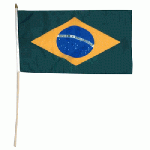 Brazil Miniature small table desk flag 15cm x 10cm