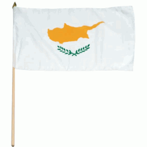 Cyprus Miniature small table desk flag 15cm x 10cm