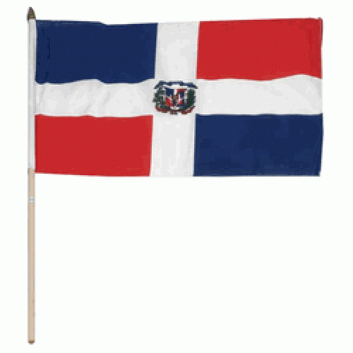 Dominican (Republic) Miniature small table desk flag 15cm x 10cm
