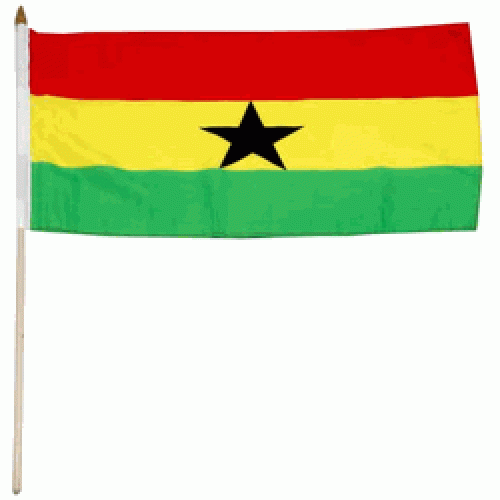 Ghana Miniature small table desk flag 15cm x 10cm