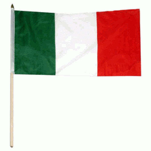 Italy Miniature small table desk flag 15x10cm