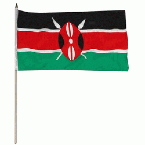 Kenya Miniature small table desk flag 15cm x 10cm