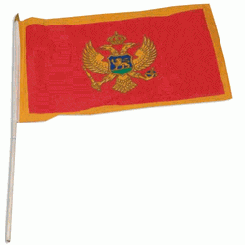 Montenegro Miniature small table desk flag 15cm x 10cm