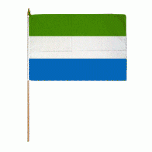 Sierra Leone Miniature small table desk flag 15cm x 10cm
