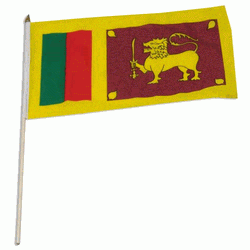 Sri Lanka Miniature small table desk flag 15cm x 10cm