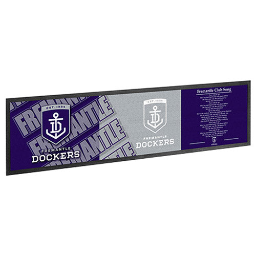 Fremantle DOCKERS AFL Rubber Back Bar Runner