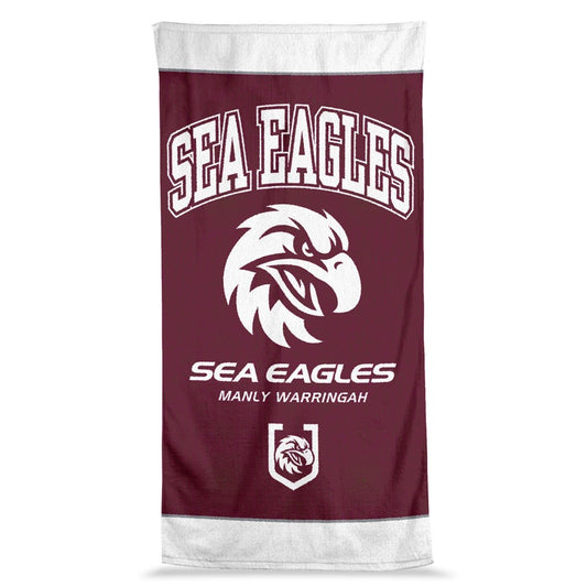 Manly Sea Eagles NRLJUMBO Beach Towel