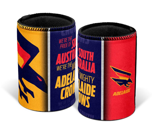 ADELAIDE CROWS SONG CAN COOLER