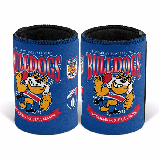 WESTERN BULLDOGS RETRO CAN COOLER