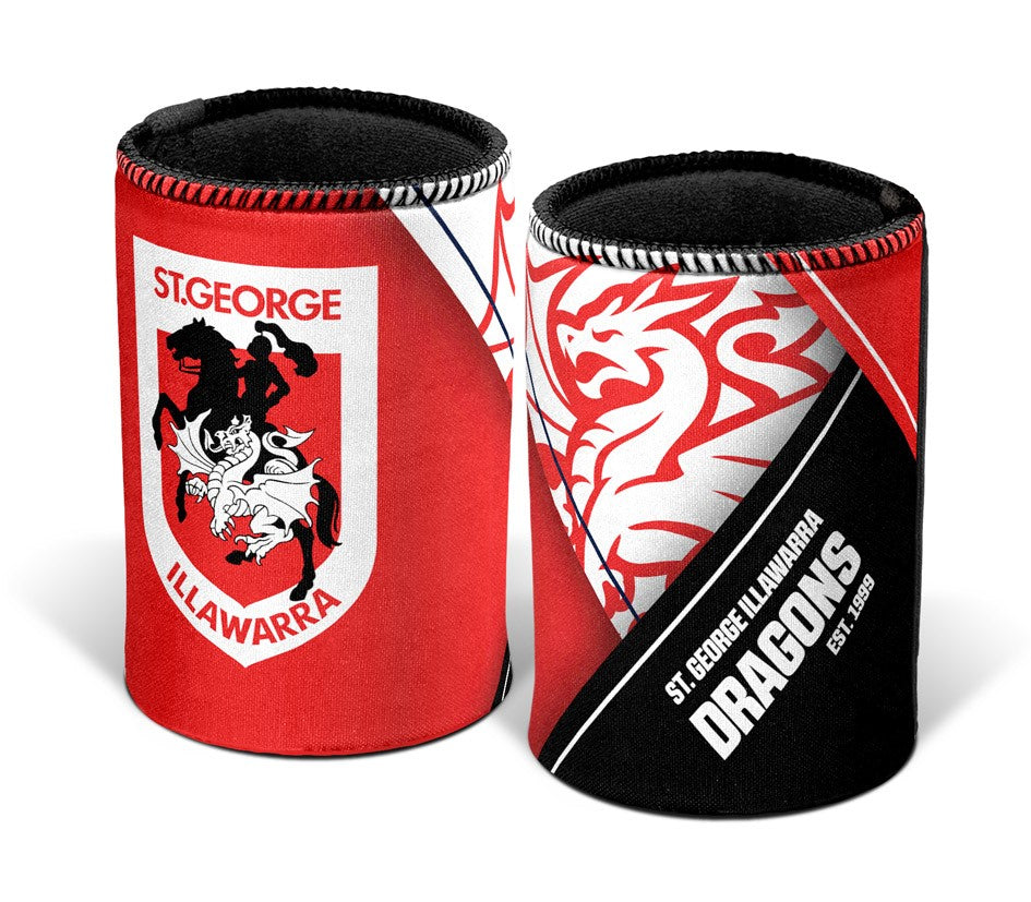 St George Dragons NRL Team Beer Can Holder Cooler