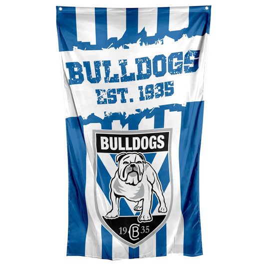 BULLDOGS NRL Supporters cape Flag 150x90cm