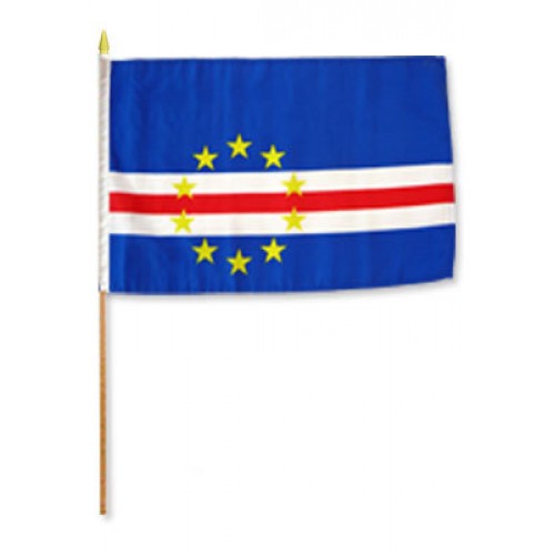 Cape Verde Miniature small table desk flag 15cm x 10cm