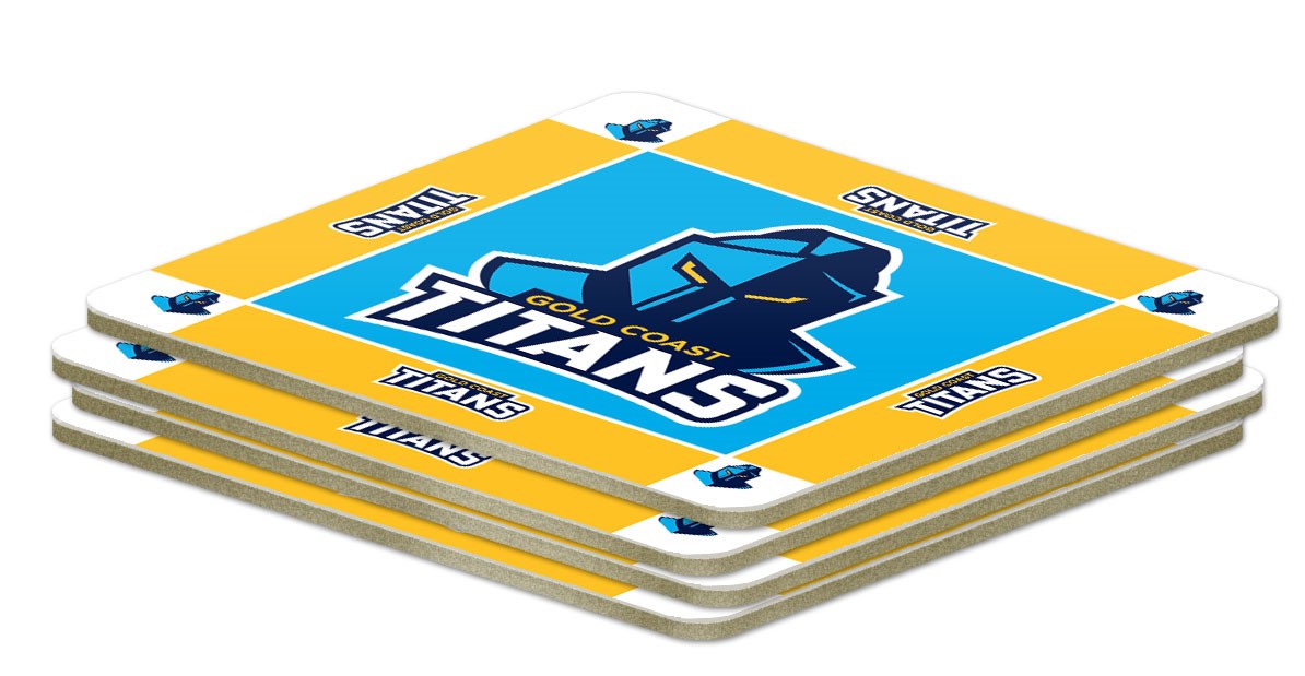 TITANS 4PK COASTER