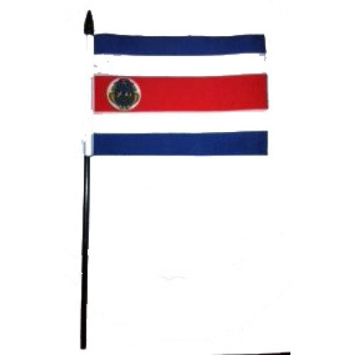 Costa Rica Miniature small table desk flag 15cm x 10cm