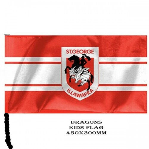 St George Dragons kids flag 450x300mm