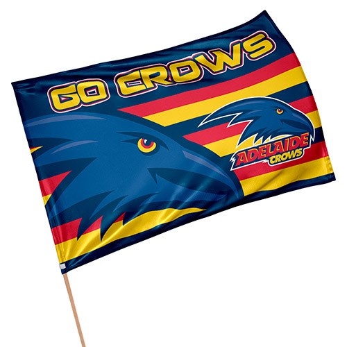 ADELAIDE CROWS AFL GAME DAY FLAG (NO STICK)