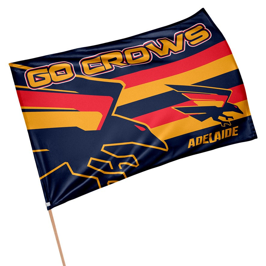 ADELAIDE CROWS AFL GAME DAY FLAG (NO STICK)