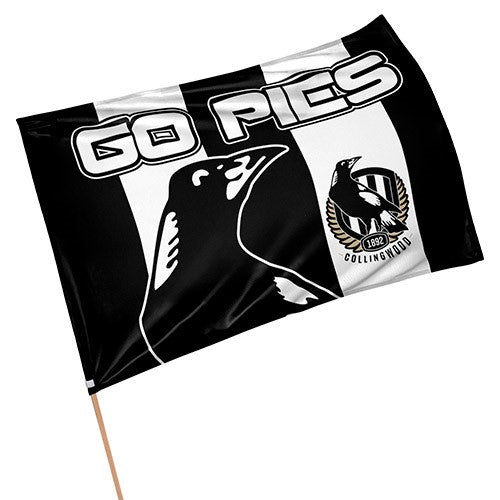 Colson Flags Collingwood flag 90x60cm (No Stick) – Carrara Flags
