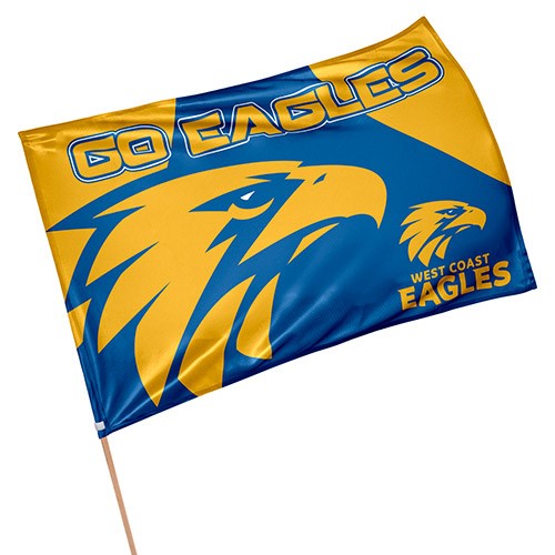 West Coast Eagles flag 90x60cm (No Stick)