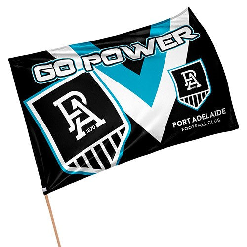 PORT ADELAIDE GAME DAY FLAG, NO STICK