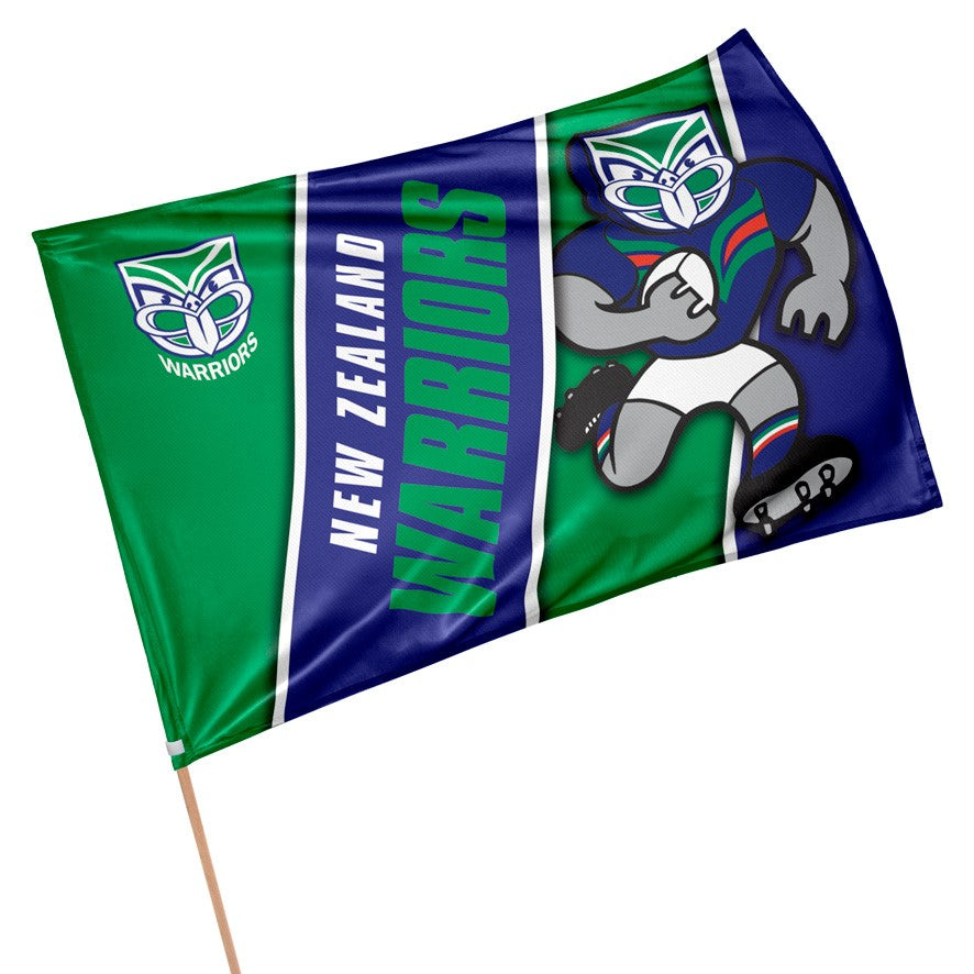 WARRIORS RETRO GAME DAY FLAG(NO STICK)