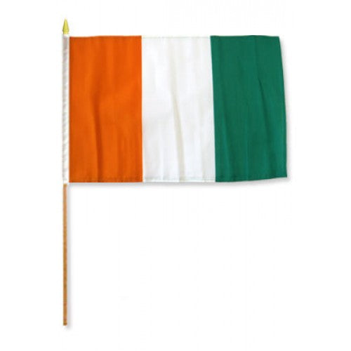 Ivory Coast Minature small table desk flag 15CM X 10CM