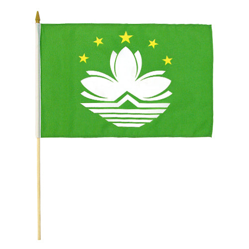 Macao Miniature small table desk flag 15cm x 10cm