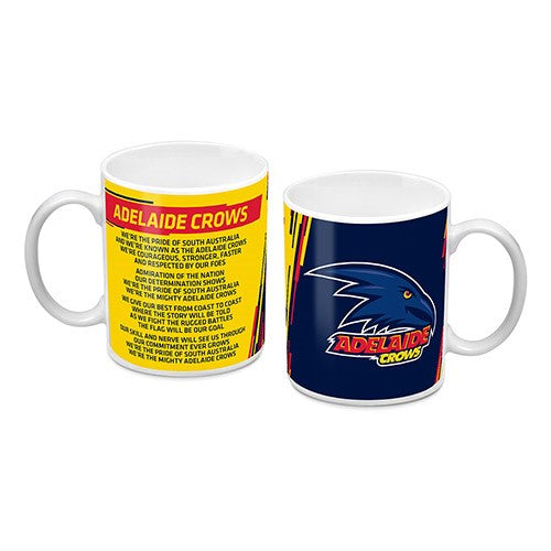 Adelaide Crows AFL Team Song Mug